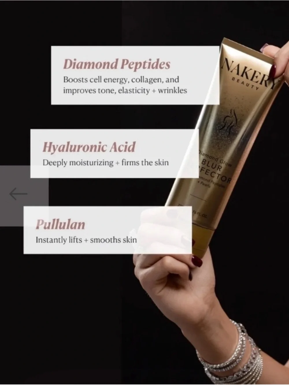 Nakery Beauty Diamond Glow Blur Perfector, New Sealed